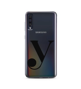 Samsung A50 Harf Tasarımlı Telefon Kılıfı Y-Harfi 