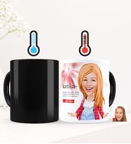 BK Gift Kişiye Özel Kanka Karikatürlü Sihirli Kupa Bardak - 1