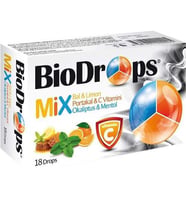 Biodrops Mix C Vitaminli Pastil 18'li