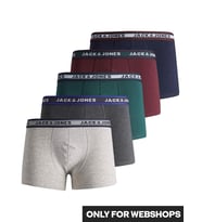 JACK JONES Erkek Pamuklu 5 li Boxer 12165348