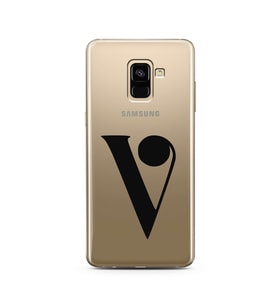 Samsung A8 Plus Harf Tasarımlı Telefon Kılıfı V-Harfi 