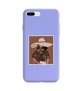 Lila Lansman Telefon Kılıfı Iphone 7 Plus