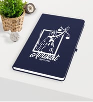 BK Gift Kişiye Özel Avukat Temalı Lacivert Defter - 16