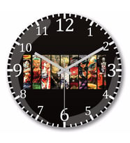 One Piece Duvar  Saati  Bombeli Gercek Cam