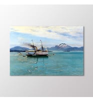 Arty Tablo Molde'de Yaz Sabahı Tablo (Karışık)
