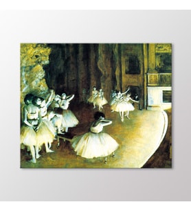 Arty Tablo Balerinlerin Sahne Hazırlığı, 1874 Tablo (Karışık)