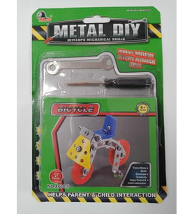 Mekanik Becerileri Metal Diy BICYCLE 47 Parça - X 608-5