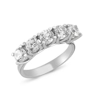 Altın Beş taş Alyans 4.35 Gram 14 Ayar (Çok Renkli)