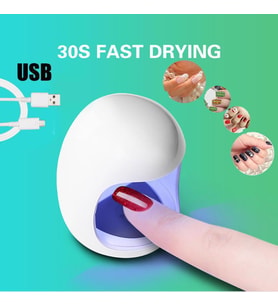 9W UV USB Mini Jel Tırnak Kurutucu Bakım Lamba PC ve ABS