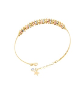 Diamond Line-Gülaylar Altın 14 Ayar Toplu Bilezik