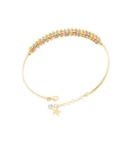 Diamond Line-Gülaylar Altın 14 Ayar Toplu Bilezik