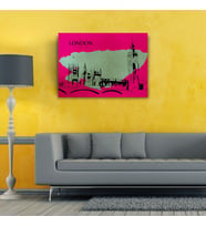 London Canvas Tablo (50X70)