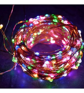 pazariz Şerit Peri Led RGB 5 Metre 50 Led
