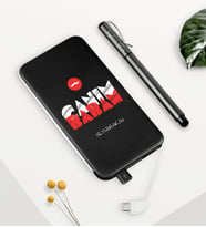 BK Gift Kişiye Özel Canım Babam Siyah 5000 mAh Powerbank ve Kalem Seti-5 (Model 1)