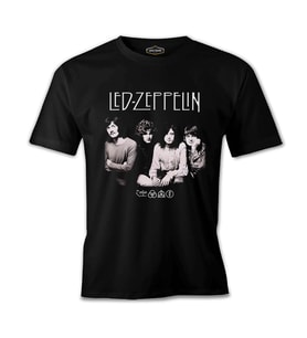 Led Zeppelin - Grup Siyah Erkek Tshirt