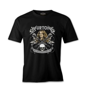 Cliff Burton - To Live Is To Die Siyah Erkek Tshirt