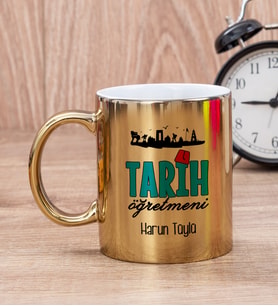 Tarih Öğretmeni Gold Kupa Bardak