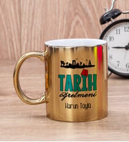 Tarih Öğretmeni Gold Kupa Bardak