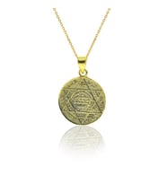 Söğütlü Silver Hz.Süleyman Mührü Kolye