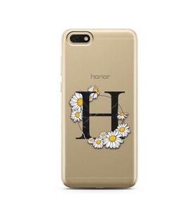 Papatya Harf Tasarım Süper Şeffaf Silikon Telefon Kılıfı Huawei Honor 7s-Y5 (201
