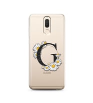 Papatya Harf Tasarım Süper Şeffaf Silikon Telefon Kılıfı Huawei Mate 10 Lite G-H