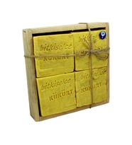 Bitkiselce El Yapımı Kükürt Sabunu 450 gr. 4 kalıp sabun