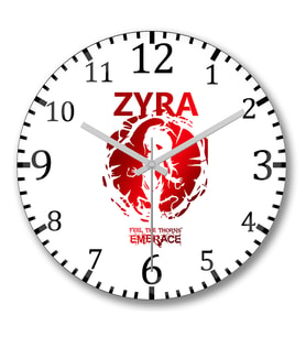 League Of Legends Zyra Duvar Saati Bombeli Gercek Cam