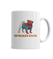 Spider Dog Pug Köpek Kupa Bardak Porselen