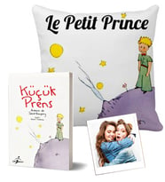 Küçük Prens Kişiye Özel Fotoğraflı Yastık Ve Küçük Prens Kokulu Kitap