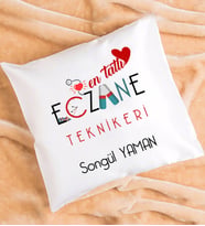 Mesajlı Eczane Teknikeri Yastık