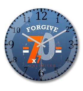 Forgive Duvar Saati Bombeli Gercek Cam