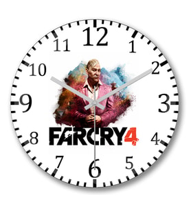 Far Cry 4 Pagan Min Duvar Saati Bombeli Gercek Cam