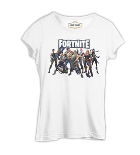Fortnite - Dream Team Beyaz Kadın Tshirt