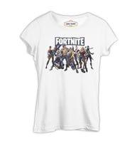 Fortnite - Dream Team Beyaz Kadın Tshirt