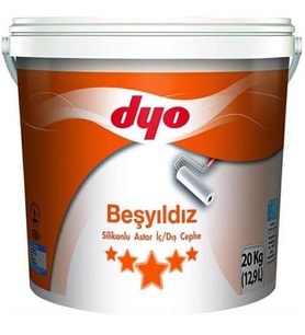 Dyo Beşyıldız Silikonlu İç Dış Astar 20 Kg Beyaz