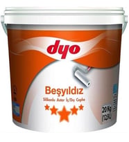 Dyo Beşyıldız Silikonlu İç Dış Astar 20 Kg Beyaz
