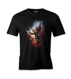 Joker - Face Siyah Erkek Tshirt