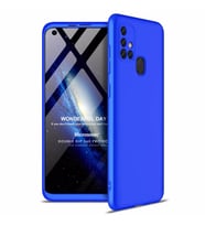 Microsonic Samsung Galaxy M31s Kılıf Double Dip 360 Protective Mavi
