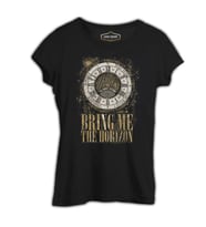 Bring me the Horizon - Clock Siyah Kadın Tshirt