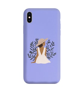 Lila Lansman Telefon Kılıfı Iphone Xs Max