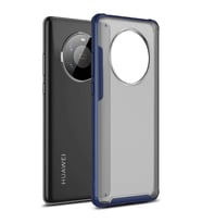 Microsonic Huawei Mate 40 Pro Kılıf Frosted Frame Lacivert