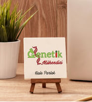 Genetik Mühendisine Hediye Taş Dekor