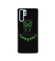 Black Panter Tasarım Süper Şeffaf Silikon Telefon Kılıfı Huawei P30 Pro