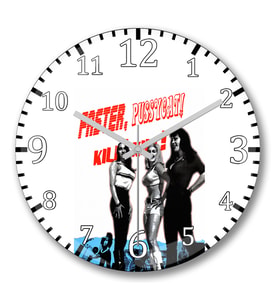Faster Girls Duvar Saati Bombeli Gercek Cam