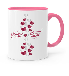 BK Gift Kişiye Özel Sevgililer Günü Temalı Pembe Kupa Bardak  30