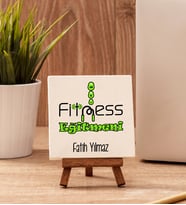 Fitness Eğitmenine Hediye Taş Dekor