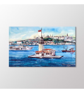 Arty Tablo Suluboya, Kız Kulesi Tablo (Karışık)