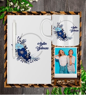 Kişiye Özel Defter Kalem Kupa Ve Fotoğraflık Seti 85962
