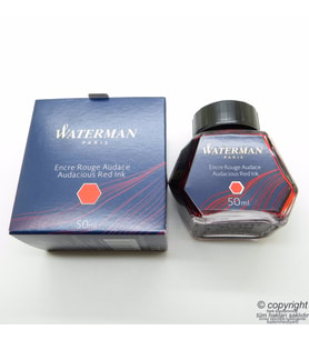 Waterman Kırmızı Mürekkep 50ml. Şişe - Audacious Red