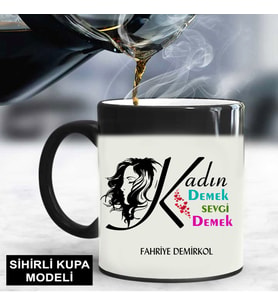 8 Mart Dünya Kadınlar Gününe Özel Kupa (Beyaz)